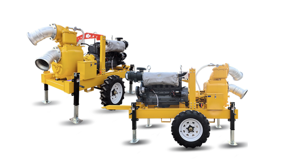 Trailer-Mounted Drainage Pump